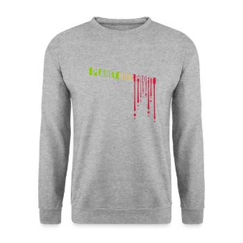 Planète sur le devis de profit - Sweat-shirt Unisexe - gris chiné - Devant - Alina (178cm) & Michal (187cm)