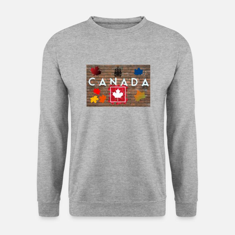 Canada, maple leaf. - Unisex Sweatshirt - salt & pepper