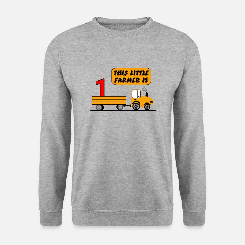 Bauer - Unisex Pullover - Weißgrau meliert