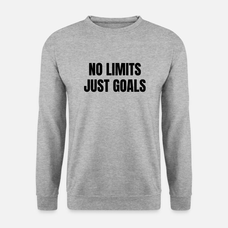 Kein Limit - Unisex Pullover - Weißgrau meliert