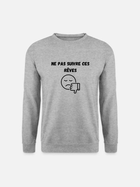 t-shirt original - Sweat-shirt Unisexe - gris chiné