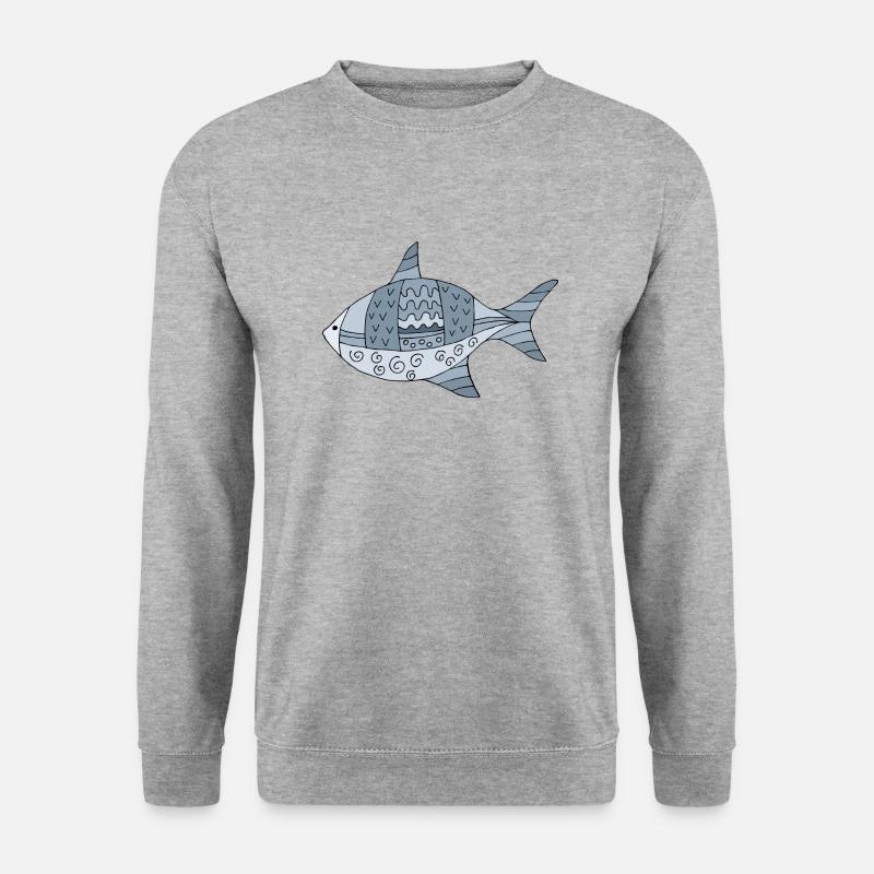 Fish - Unisex Sweatshirt - salt & pepper