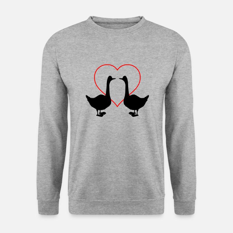 Goose Love 2 - Unisex Sweatshirt - salt & pepper