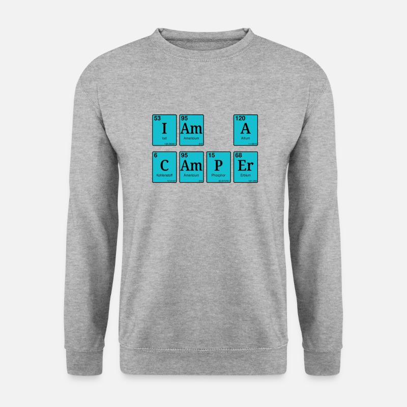 Je suis campeur - Sweat-shirt Unisexe - gris chiné
