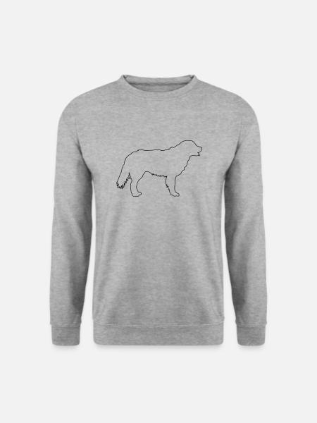 Golden Rertriever Contours 1 - Unisex Sweatshirt - salt & pepper