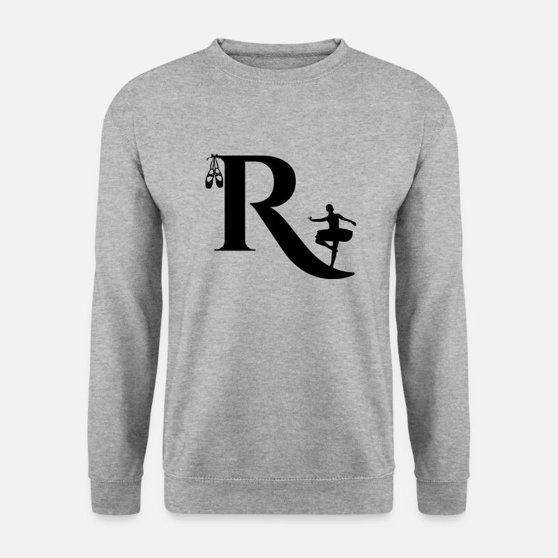 Brief an Ballerina - Unisex Pullover - Weißgrau meliert
