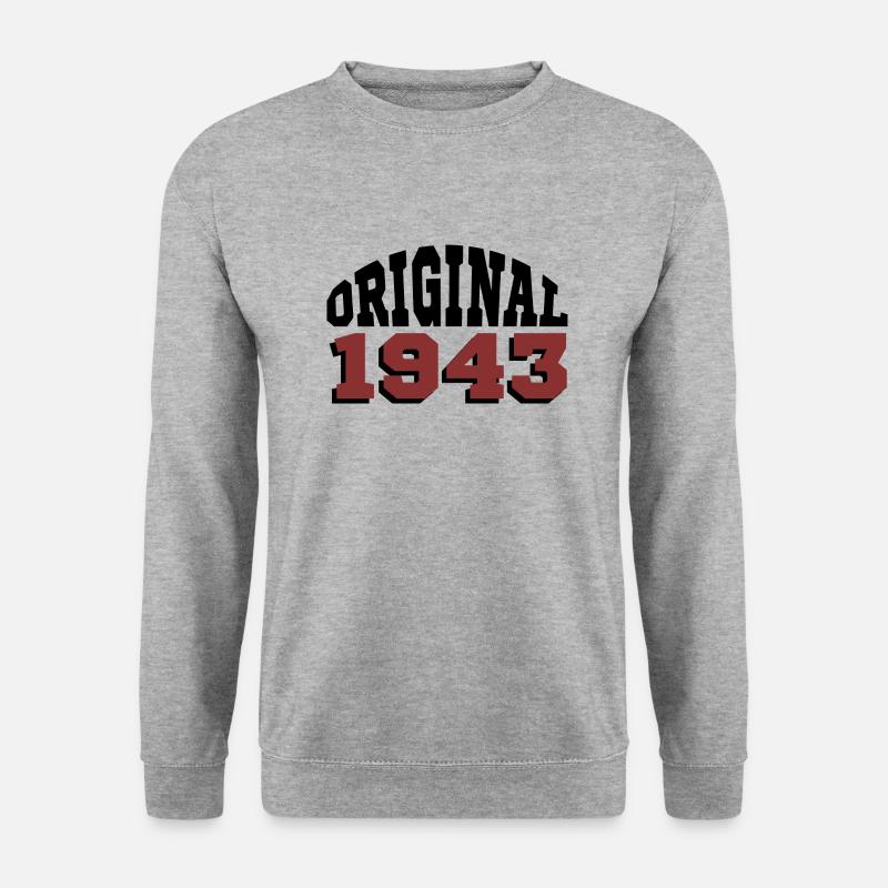 Original 1943 - Unisex Pullover - Weißgrau meliert