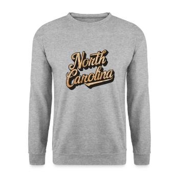 North Carolina - Unisex Pullover - Weißgrau meliert - Vorne - Alina (178cm) & Michal (187cm)