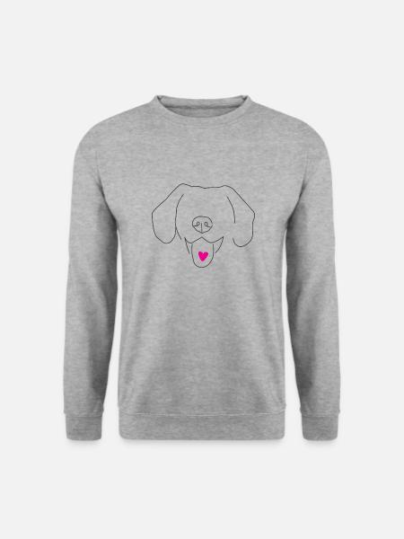 Woof - Unisex Sweatshirt - salt & pepper