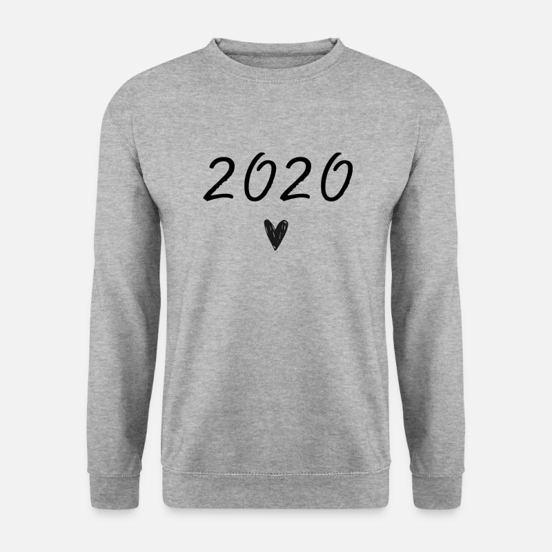 Herzjubiläum 2020 - Unisex Pullover - Weißgrau meliert