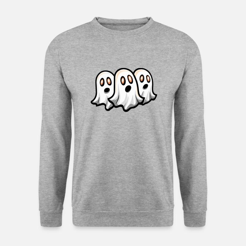 Ghosts Halloween Ghost - Unisex Sweatshirt - salt & pepper