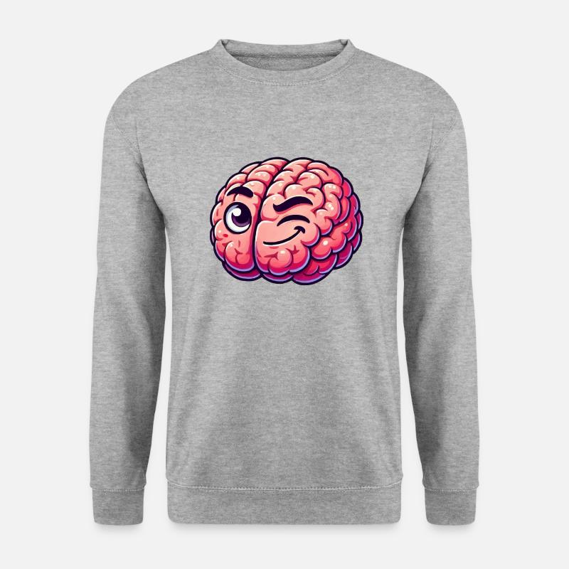 Smart brain - Unisex Sweatshirt - salt & pepper
