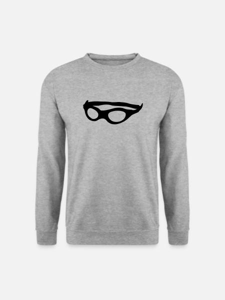 Schwimmbrille - Unisex Pullover - Weißgrau meliert