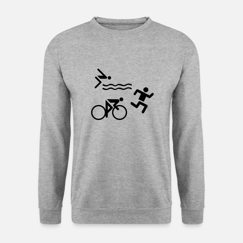Triathlon - Unisex Sweatshirt - salt & pepper