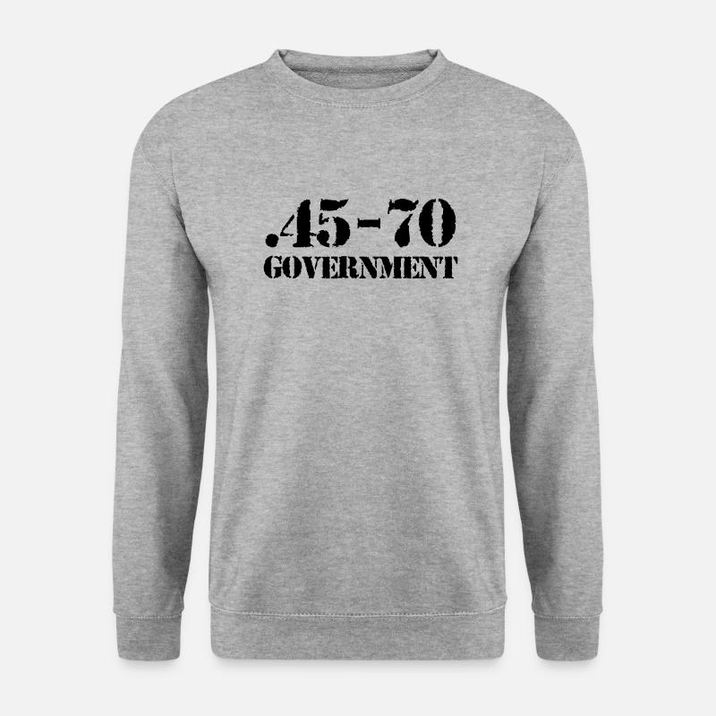 45-70 caliber ammo - Unisex Sweatshirt - salt & pepper