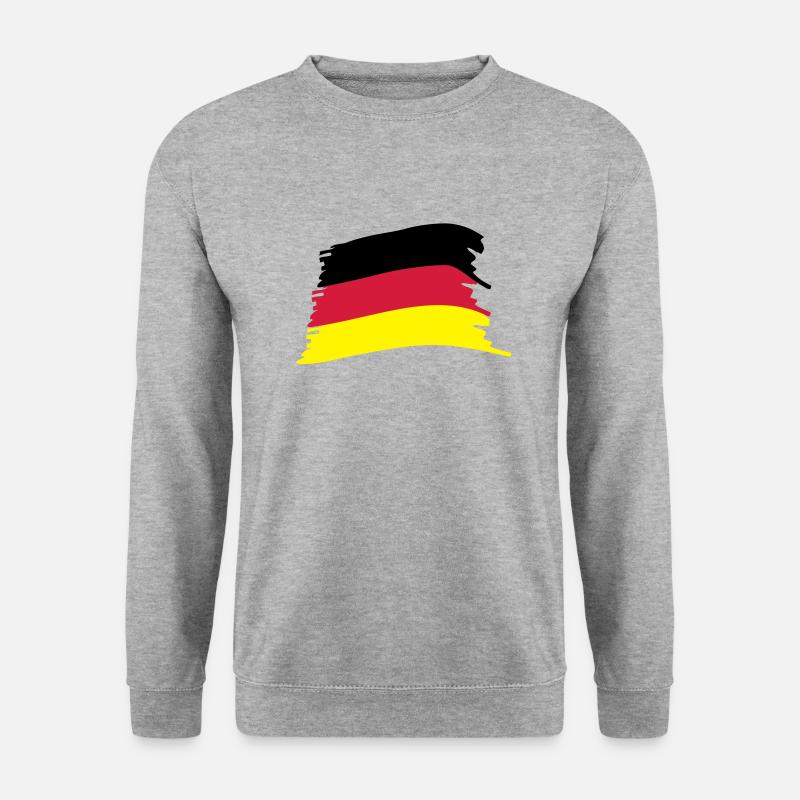 '-Flagge - Unisex Pullover - Weißgrau meliert