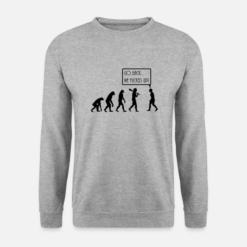 evolution - Unisex Sweatshirt - salt & pepper