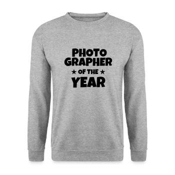Photographer Photo Fotograf Photographe - Unisex Sweatshirt - salt & pepper - Front - Alina (178cm) & Michal (187cm)