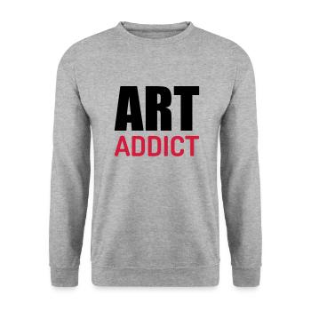 Artist / Art / Künstler / Artiste / Music / Kunst - Unisex Sweatshirt - salt & pepper - Front - Alina (178cm) & Michal (187cm)