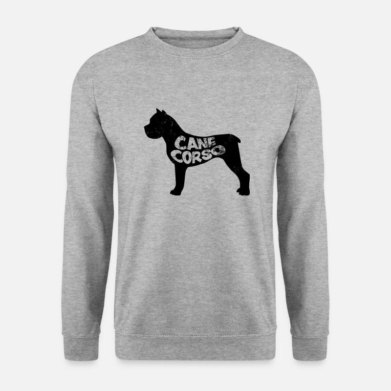 Cane Corso - Unisex Pullover - Weißgrau meliert