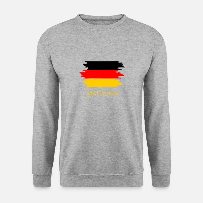 Germany - Unisex Pullover - Weißgrau meliert