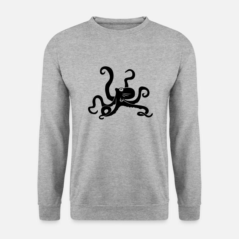 OCTOPUS 1 by Phildranx - Unisex Sweatshirt - salt & pepper