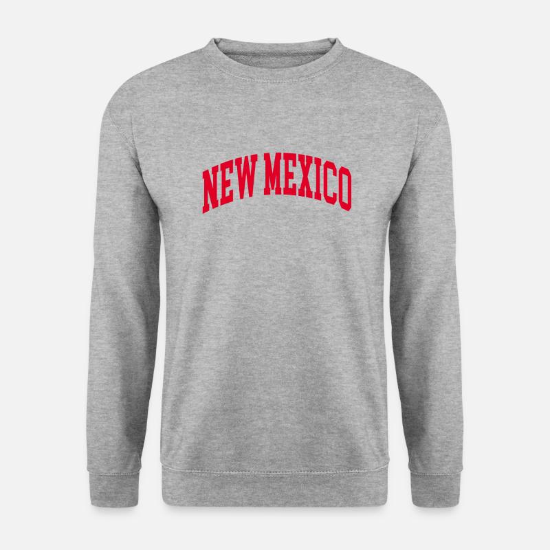new mexico - Unisex Pullover - Weißgrau meliert