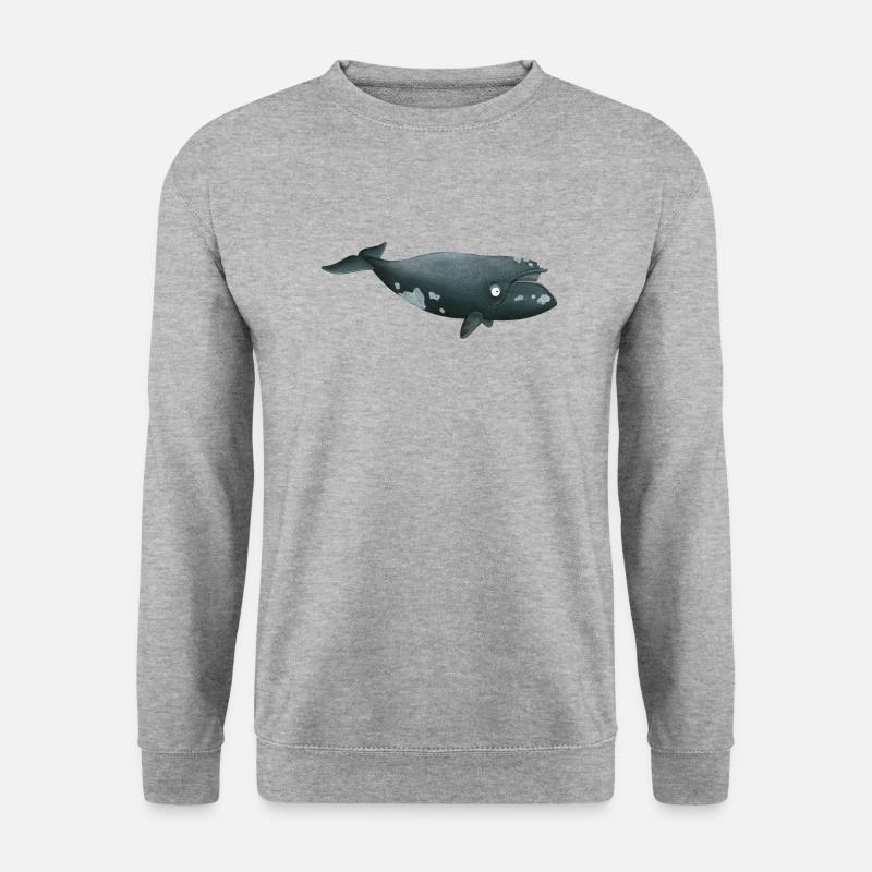 Glattwal - Unisex Pullover - Weißgrau meliert