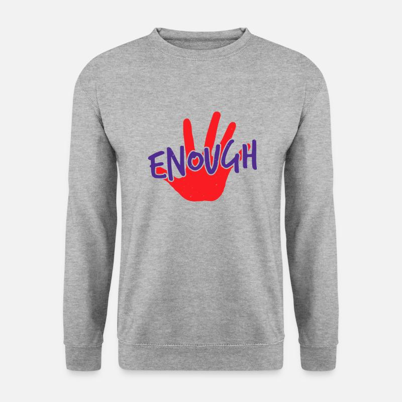 GENUG - Unisex Pullover - Weißgrau meliert