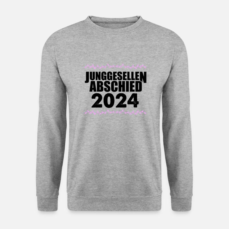junggesellen abschied - Unisex Pullover - Weißgrau meliert
