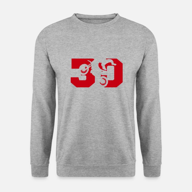 Moto 30 biker - Unisex Sweatshirt - salt & pepper