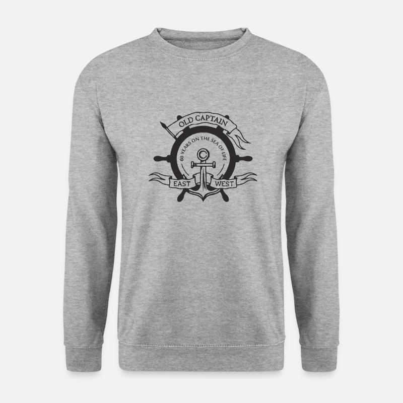 Jahre - Unisex Pullover - Weißgrau meliert