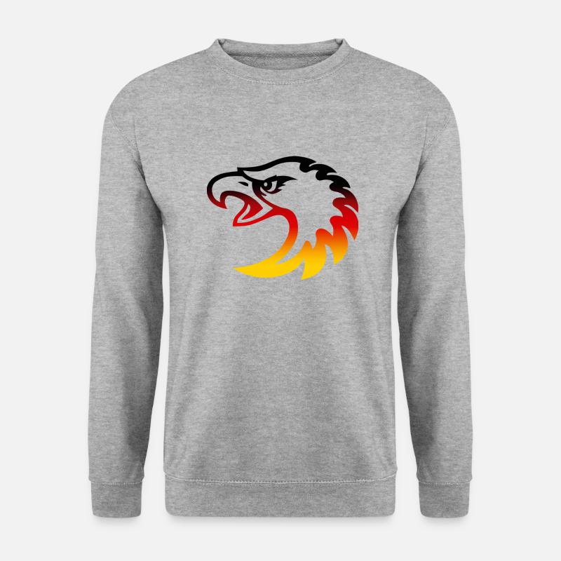 Germany eagle head - Unisex Sweatshirt - salt & pepper