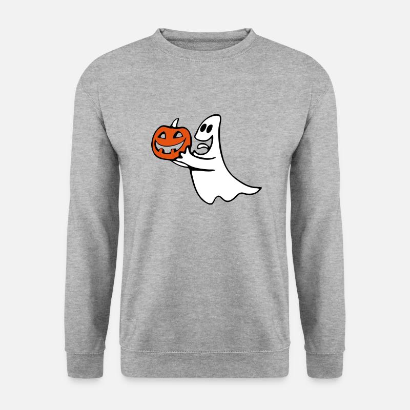 Ghost - Unisex Pullover - Weißgrau meliert