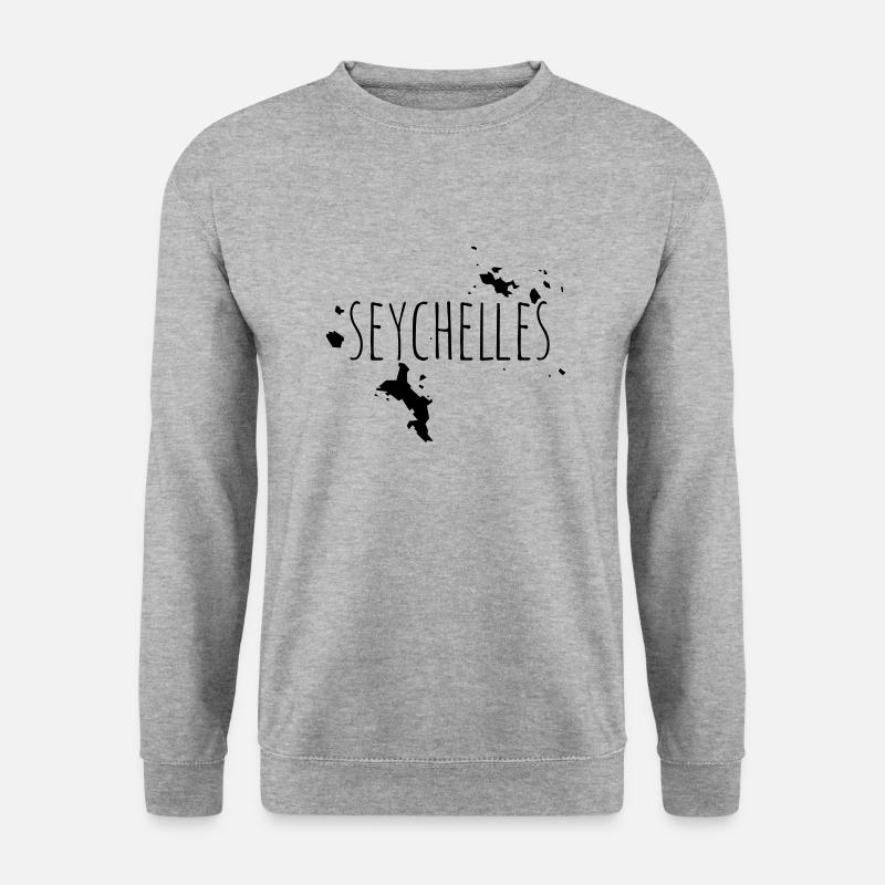 Seychelles - Unisex Pullover - Weißgrau meliert