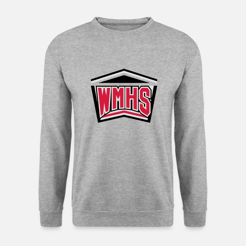WMHS 2 - Unisex Pullover - Weißgrau meliert