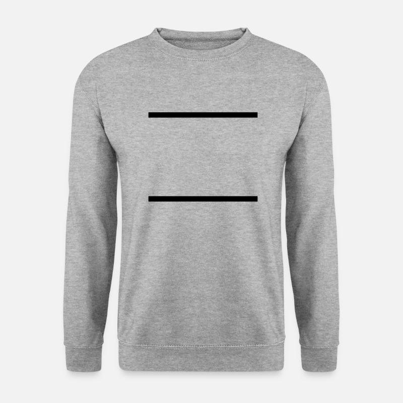 Lines / / slashes / / double line / / double / / - Unisex Sweatshirt - salt & pepper