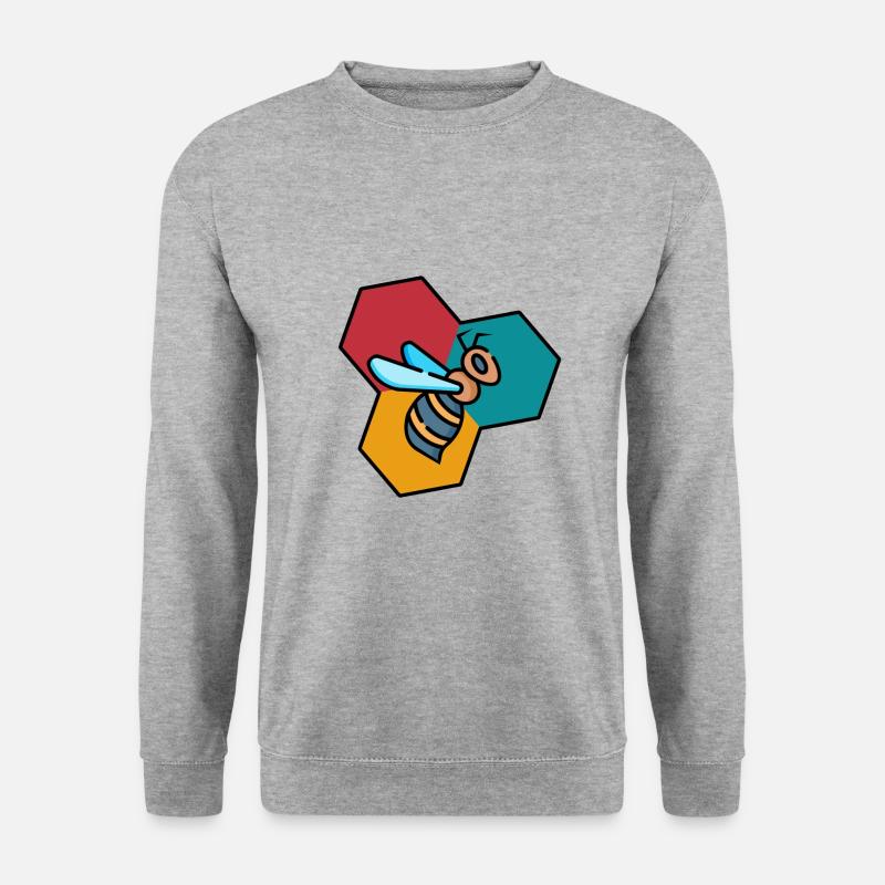 BIENE - Unisex Pullover - Weißgrau meliert