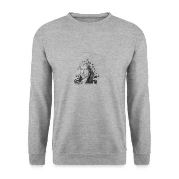 L'héritage de Hegel - Sweat-shirt Unisexe - gris chiné - Devant - Alina (178cm) & Michal (187cm)