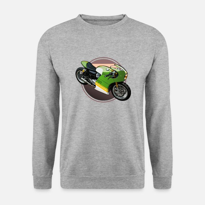 Machst du Sport? - Unisex Pullover - Weißgrau meliert