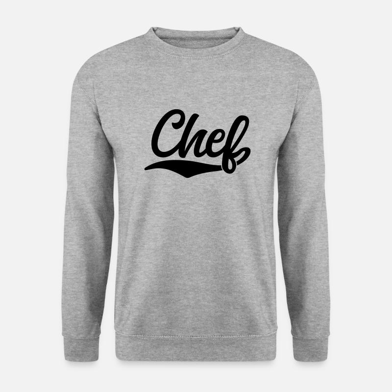 Chef - Unisex Pullover - Weißgrau meliert