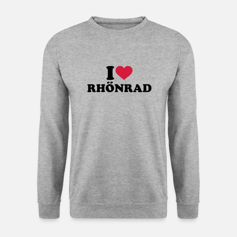 Rhönrad - Unisex Pullover - Weißgrau meliert
