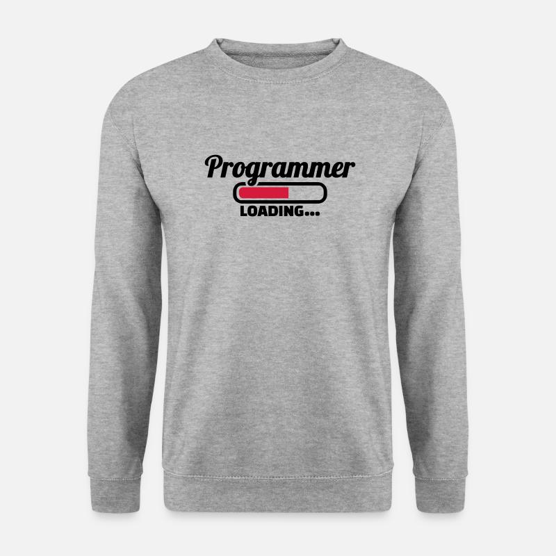 Programmierer - Unisex Pullover - Weißgrau meliert