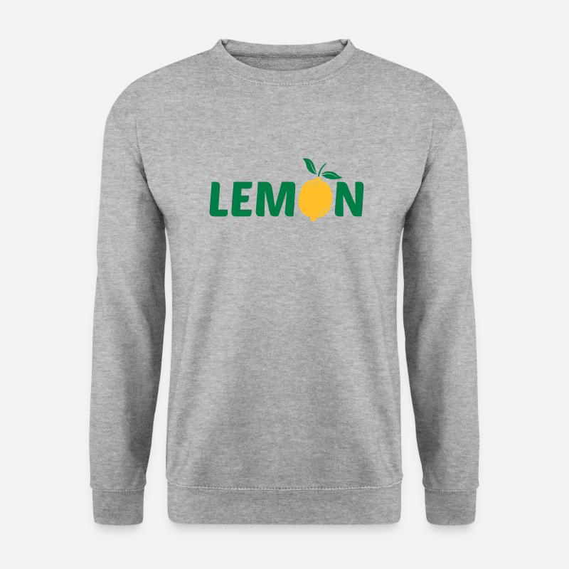 Logo Design LEMON - Unisex Pullover - Weißgrau meliert