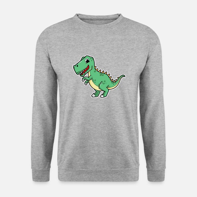 dinosaur t rex - Unisex Sweatshirt - salt & pepper