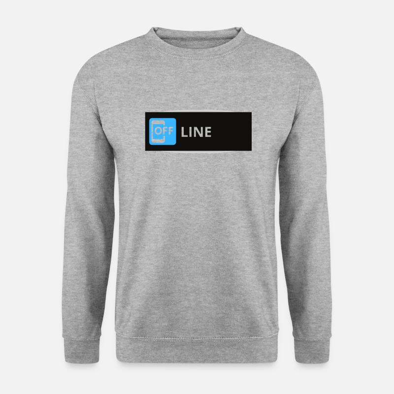 NICHT INLINE - Unisex Pullover - Weißgrau meliert