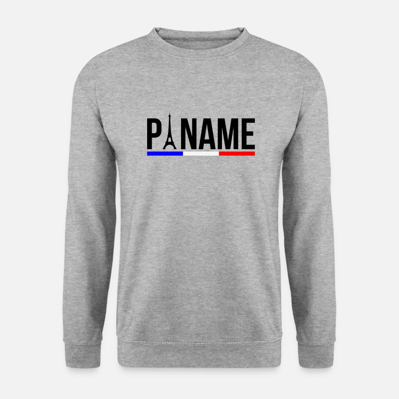 Paname - Unisex Pullover - Weißgrau meliert