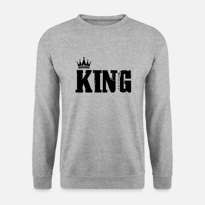 King - Unisex Sweatshirt - salt & pepper