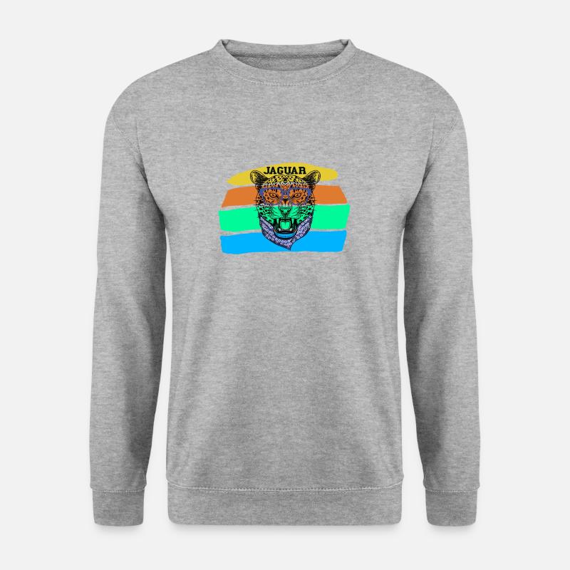 Jaguar - Unisex Pullover - Weißgrau meliert