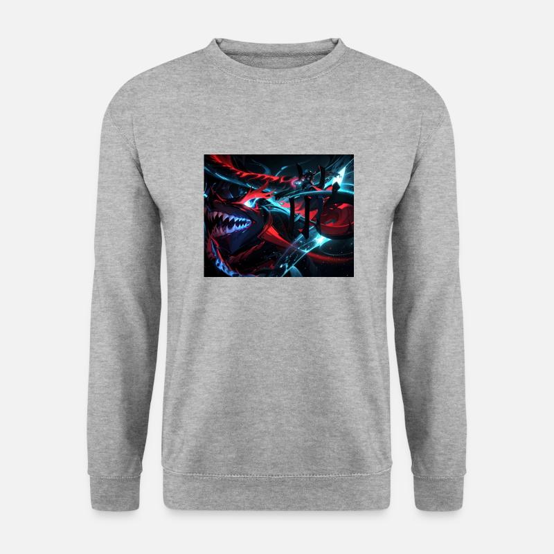 Neon Dragon Duelist - Unisex Sweatshirt - salt & pepper